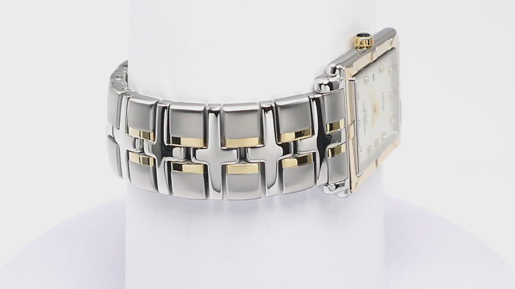 Raymond Weil Parsifal 9330 18k Gold Men's 27mm White Mother of Pearl