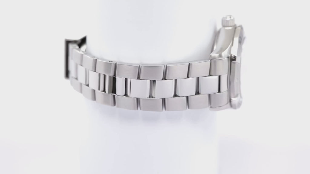 TAG Heuer Aquaracer WAF1412 Silver Sunburst Dial Ladies 27mm