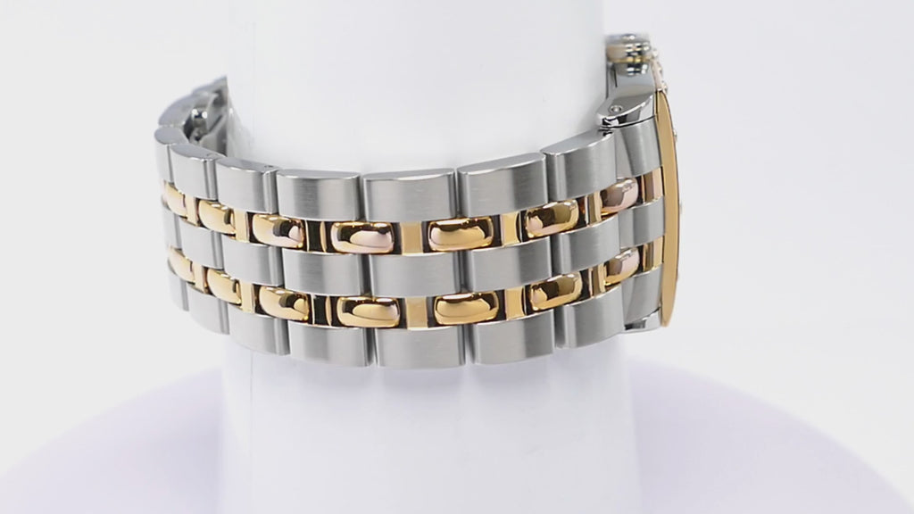 Raymond Weil Tango 18k Gold Plated 5381 Men's 28mm White