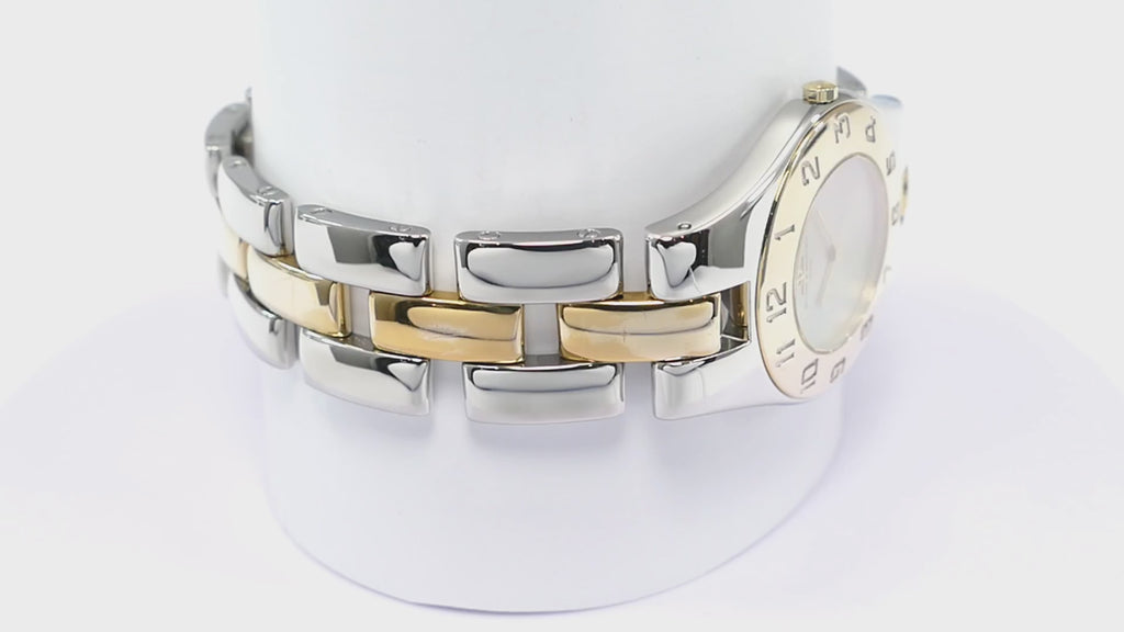 Baume & Mercier Linea Silver Dial - 18k Gold 5161 Ladies 30mm