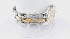 Baume & Mercier Linea Silver Dial - 18k Gold 5161 Ladies 30mm