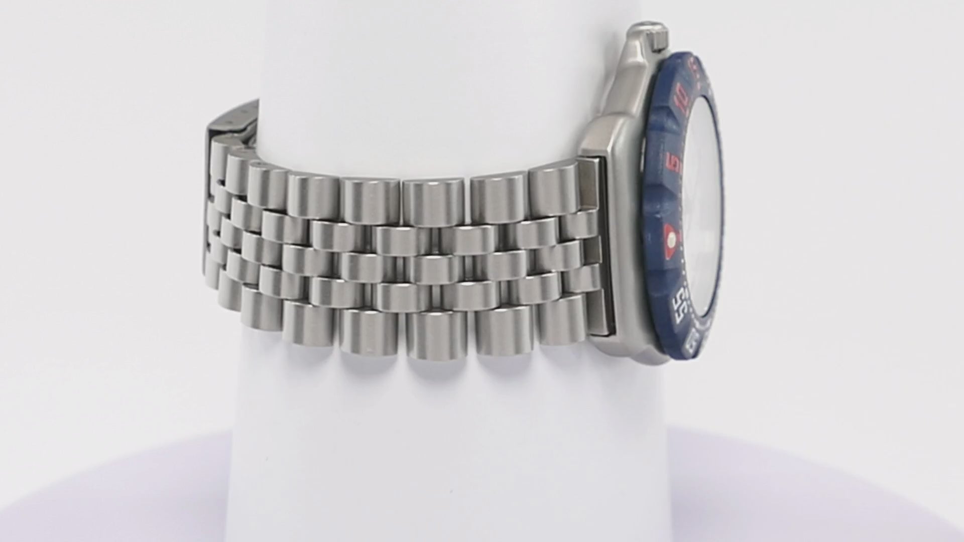 TAG Heuer Formula 1 WA1219 White & Blue Men's 35mm Mid Size