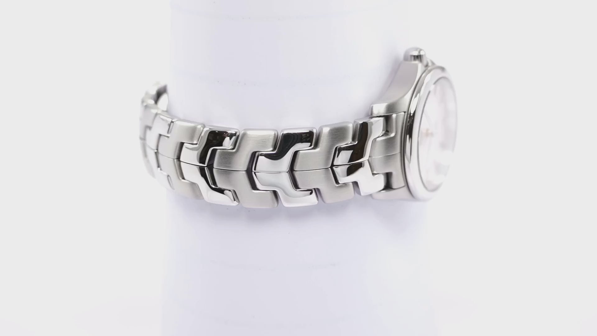 TAG Heuer Link WJF1412 Pink Mother of Pearl Dial Ladies 24mm