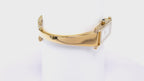 Gucci 1500L White Mother of Pearl Dial 18k Gold Plated Small Bangle