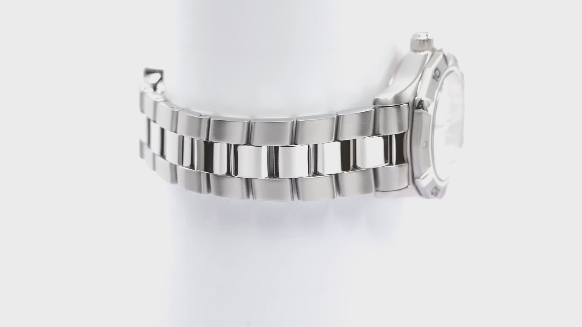 TAG Heuer Aquaracer WAF1412 Silver Sunburst Dial Ladies 27mm