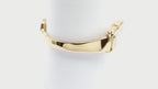 Gucci G-Line 109 Black Sunburst Dial 18k Gold Plated Bangle YA109524