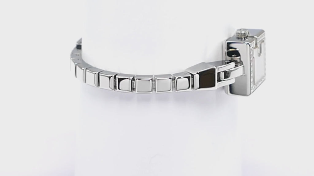Gucci Mini G 102 White 32 Diamonds Ladies 14mm Mother of Pearl