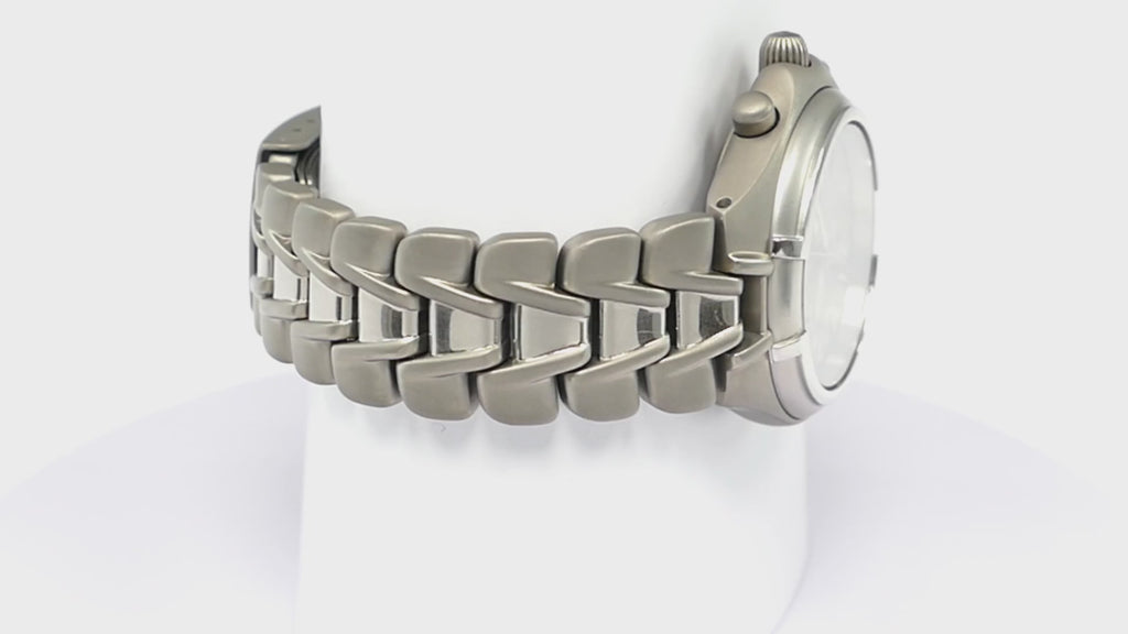 Tissot Titanium Chronograph Ladies 33mm Grey Dial with Date T645P