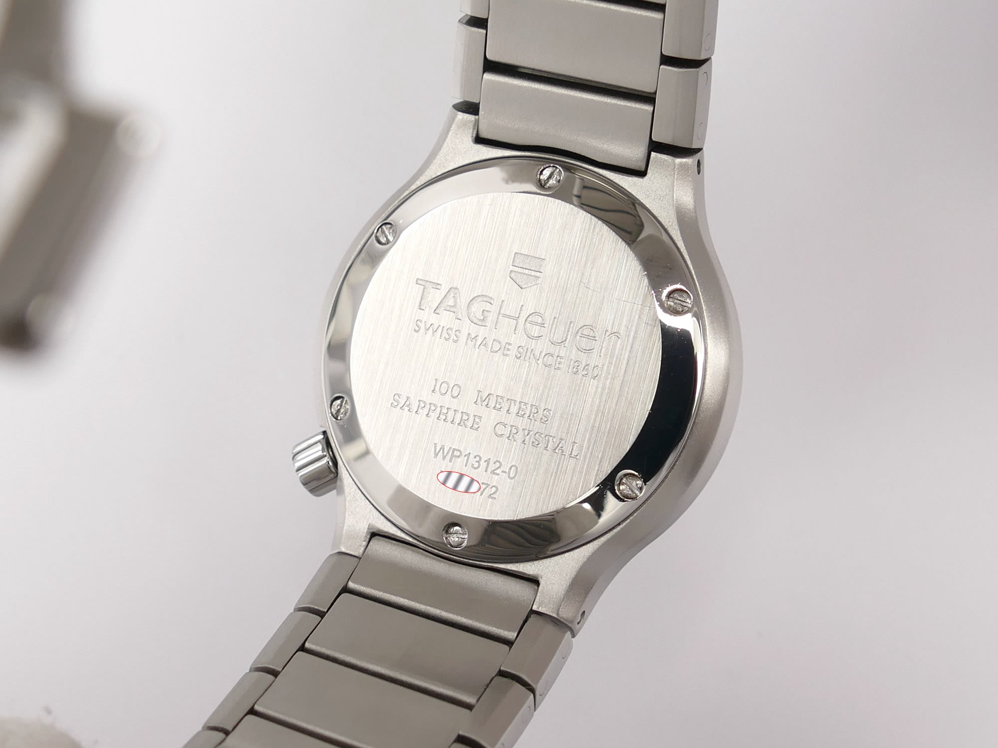 TAG Heuer Alter Ego WP1312-0 stainless steel case back
