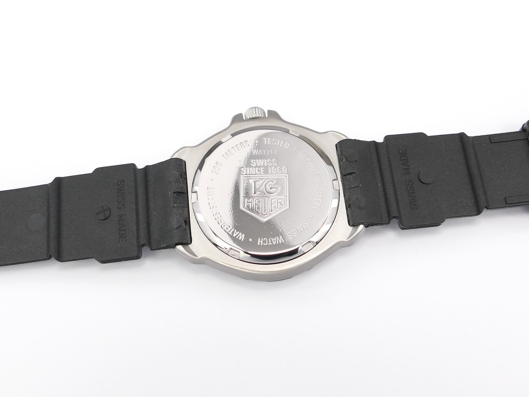 TAG Heuer Formula 1 WA1214 stainless steel screw down case back