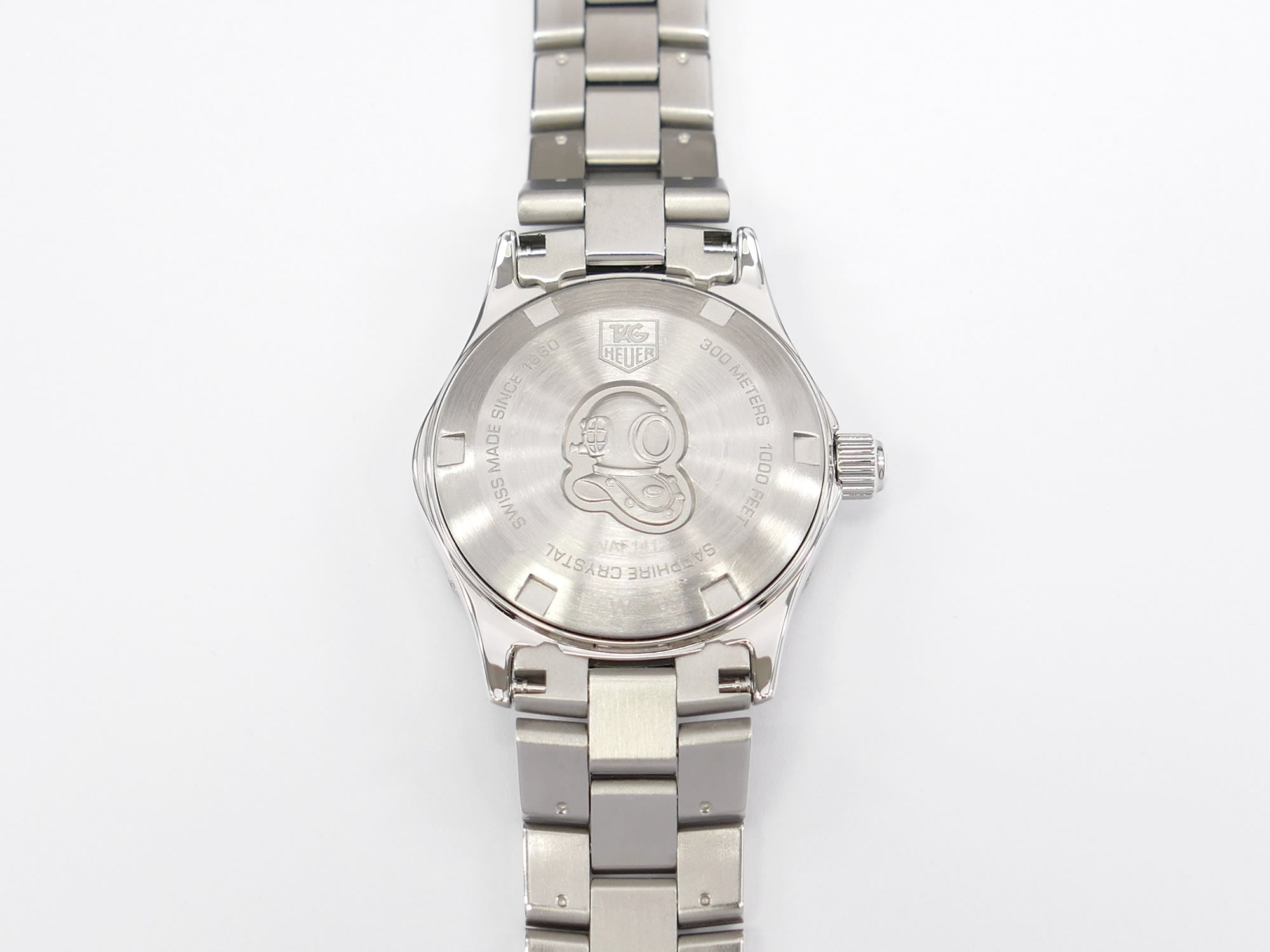 TAG Heuer Aquaracer WAF1412 stainless steel screw down case back