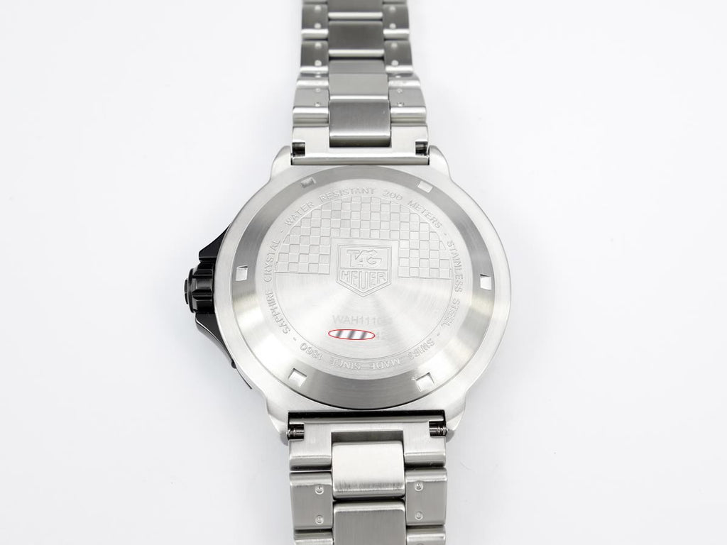 TAG Heuer Formula 1 WAH1110.BA0858 case back