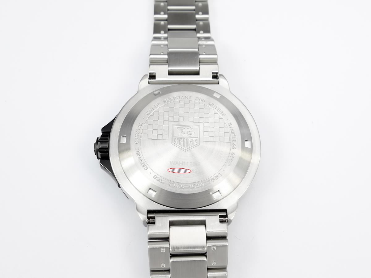 TAG Heuer Formula 1 WAH1110.BA0858 case back