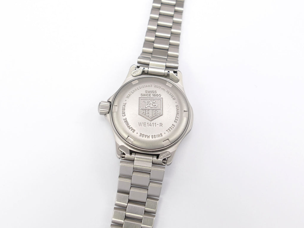 TAG Heuer 2000 WE1411-R stainless steel screw down case back