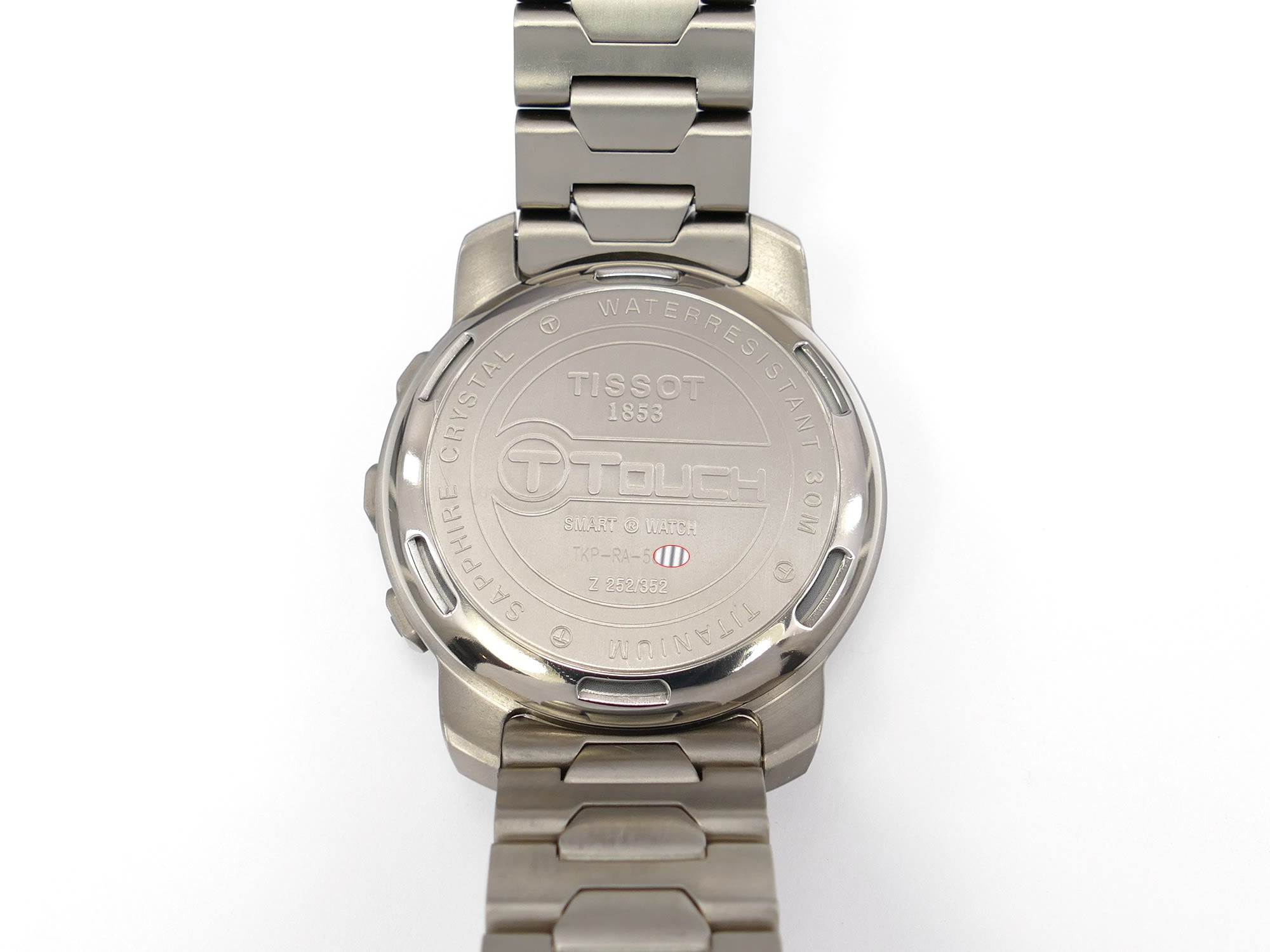 Tissot T-Touch Z252/352 Titanium case back