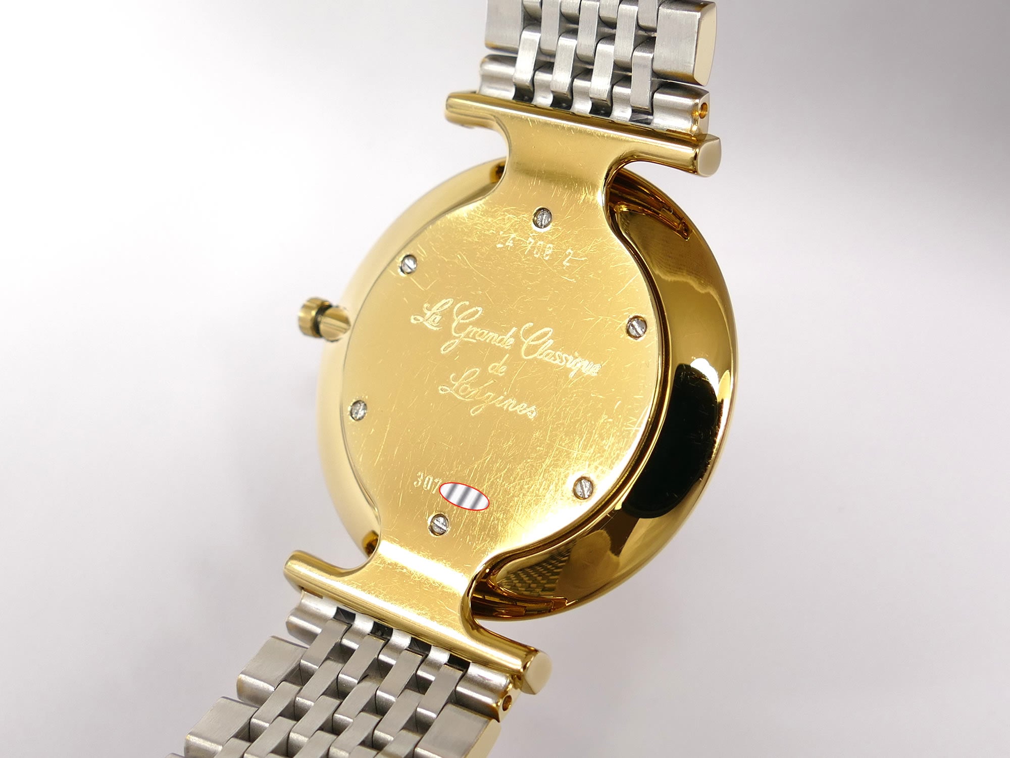 Longines La Grande Classique L4.709.2 Gold PVD case back