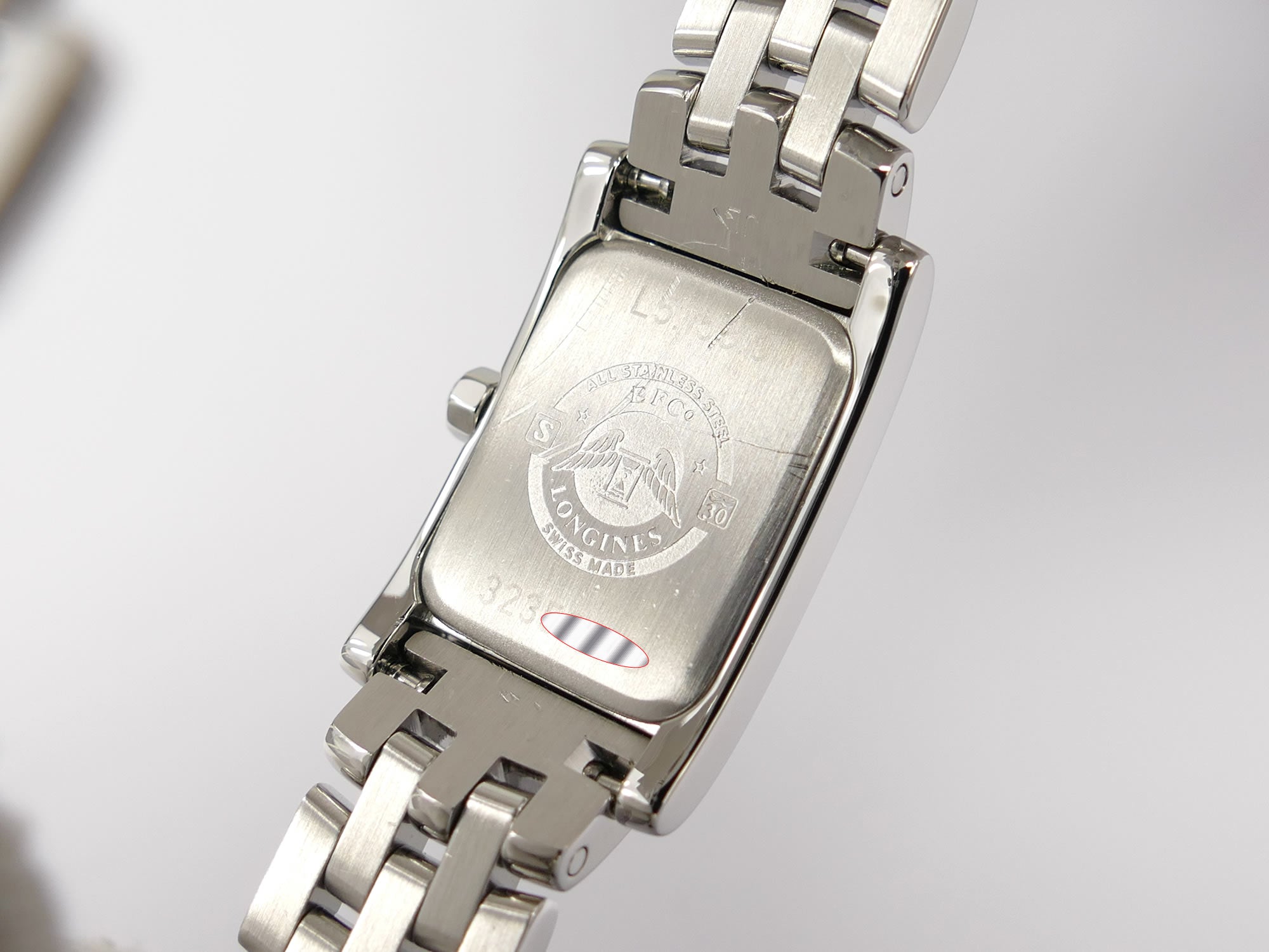 Longines DolceVita L5.158.0 stainless steel case back