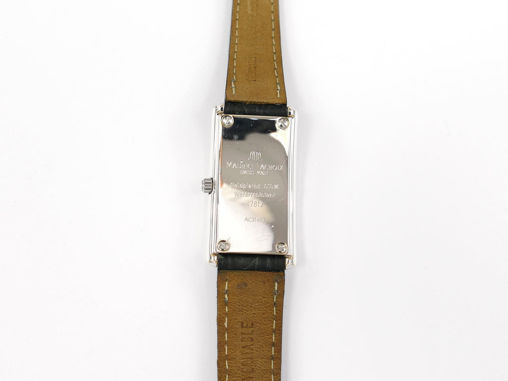 Maurice Lacroix Fiaba 47812 18k White Gold Plated case back