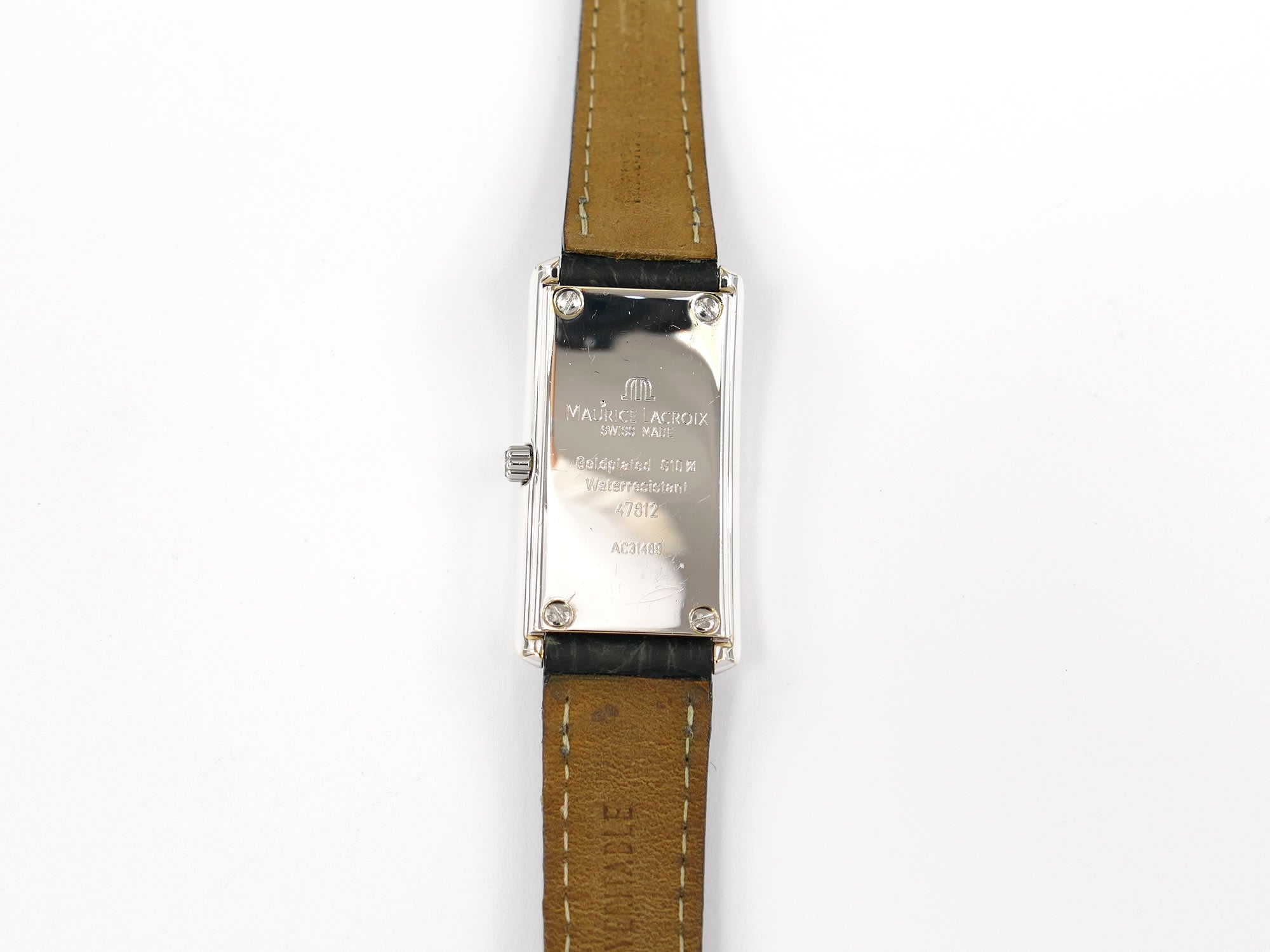 Maurice Lacroix Fiaba 47812 18k White Gold Plated case back