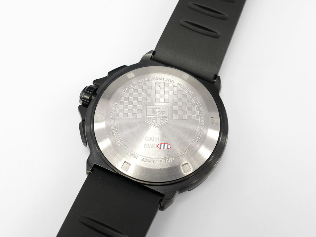TAG Heuer Formula 1 CAH1012 stainless steel screw down case back