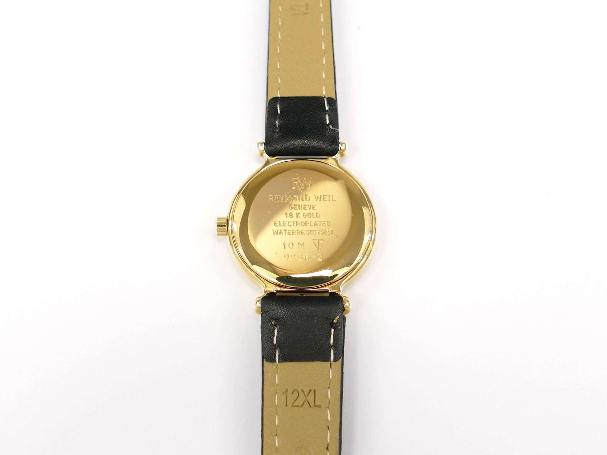 Raymond Weil 9936-2 18k Gold Plated case back