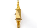 Gucci 1500L 18k Gold Plated case back