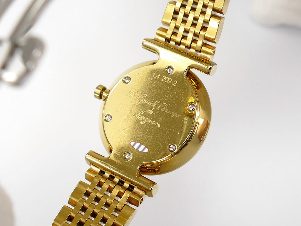 Longines La Grande Classique Gold PVD case back