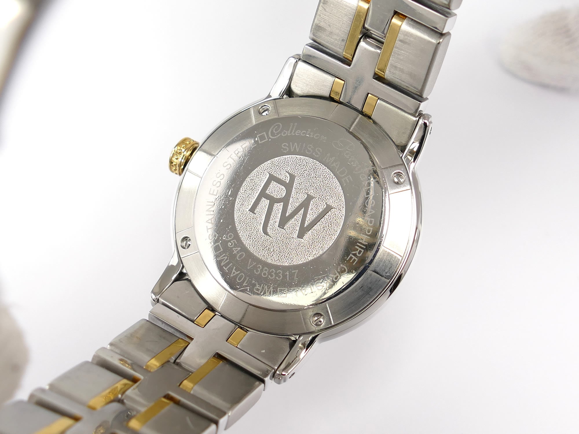 Raymond Weil Parsifal 9540 stainless steel bi folding clasp
