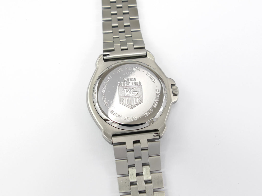 TAG Heuer Formula 1 Mid size WA1212 stainless steel screw down case back