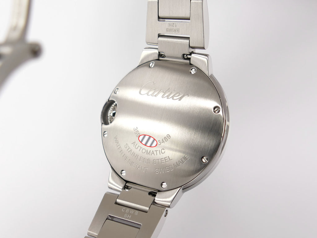 Cartier Ballon Bleu W6920071 stainless steel case back