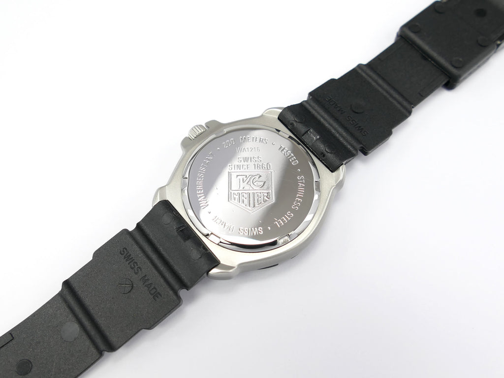 TAG Heuer Formula 1 WA1216 stainless steel screw down case back