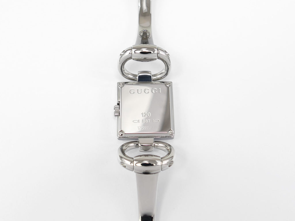 Gucci Tornabuoni 120 stainless steel case back