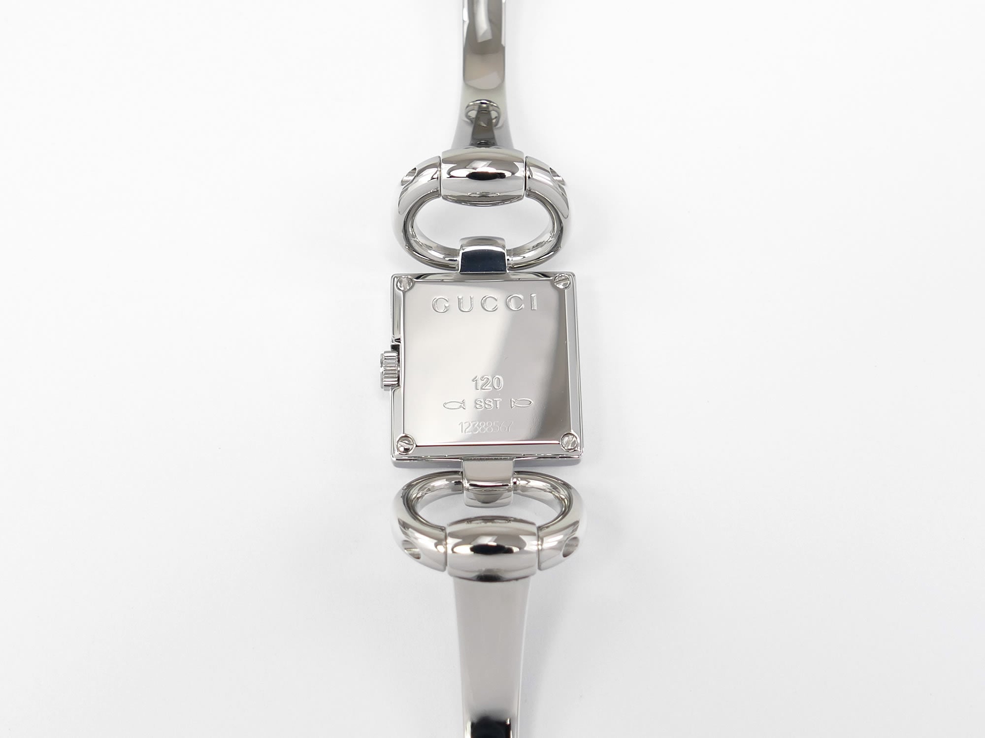 Gucci Tornabuoni 120 stainless steel case back