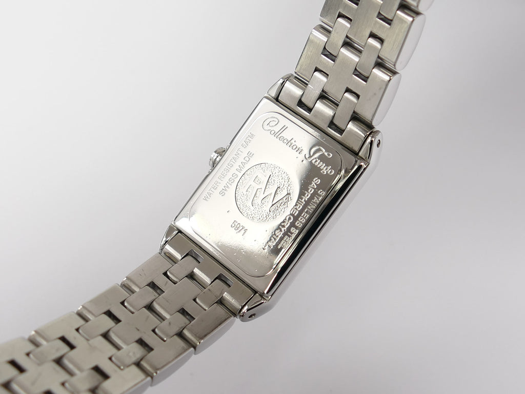 Raymond Weil Tango 5971 stainless steel case back