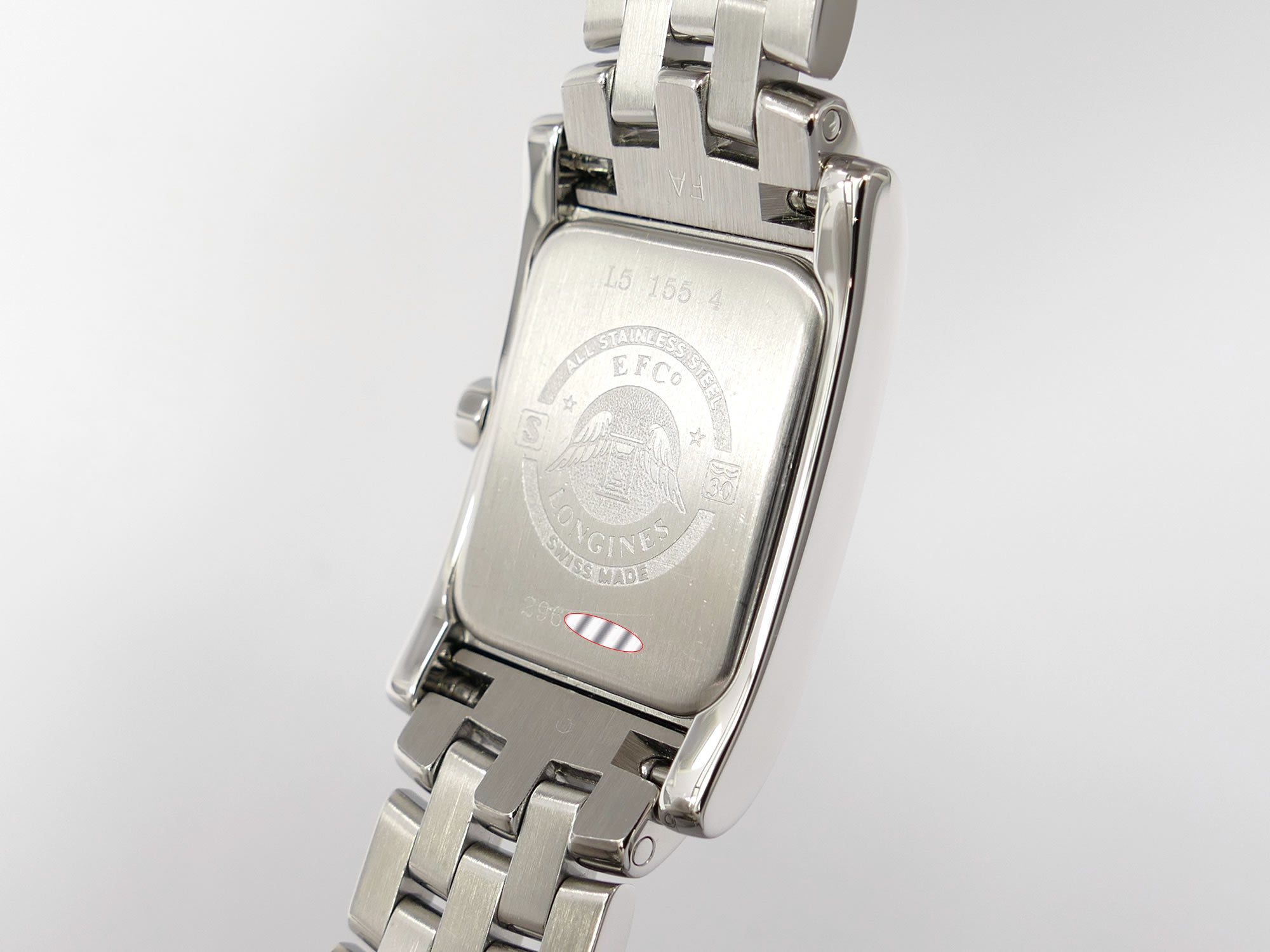 Longines DolceVita L5.155.4 Stainless Steel case back