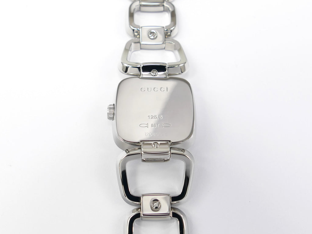 Gucci G 125.5 Stainless Steel case back