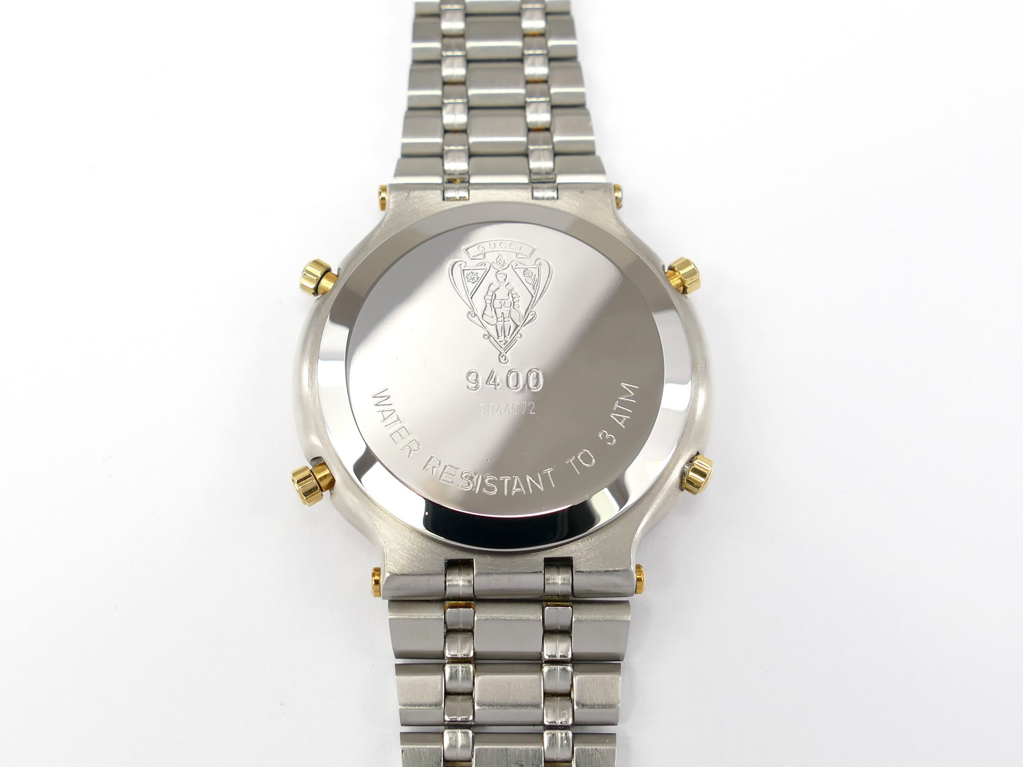 Gucci 9400 stainless steel case back