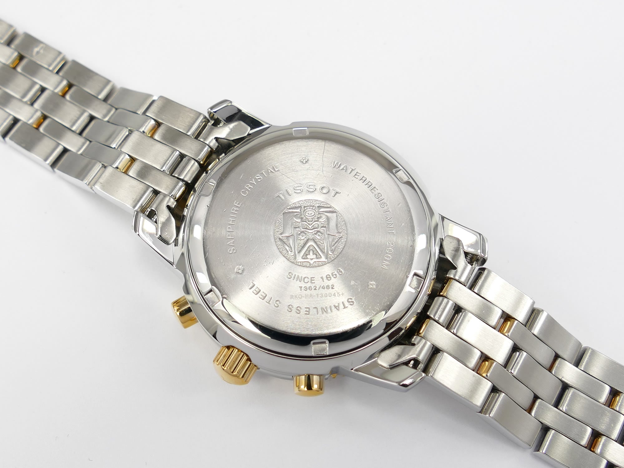 Tissot T-Sport PRS200 stainless steel screw down case back