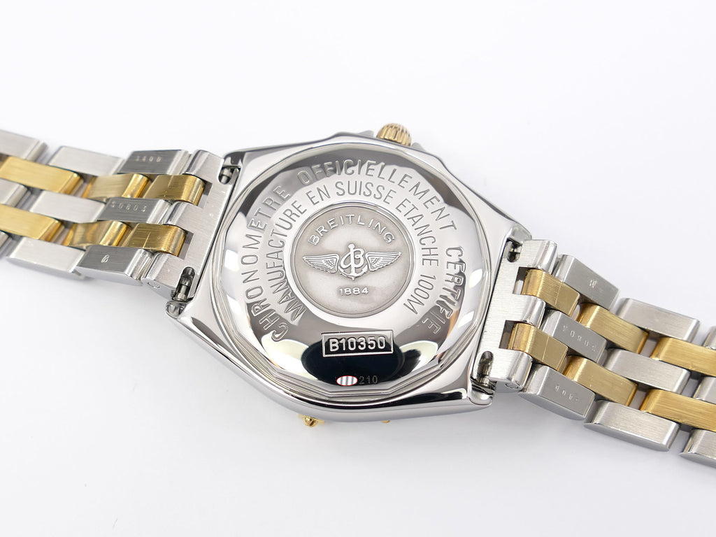 Breitling Wings Chronometer B10350 stainless steel screw down case back