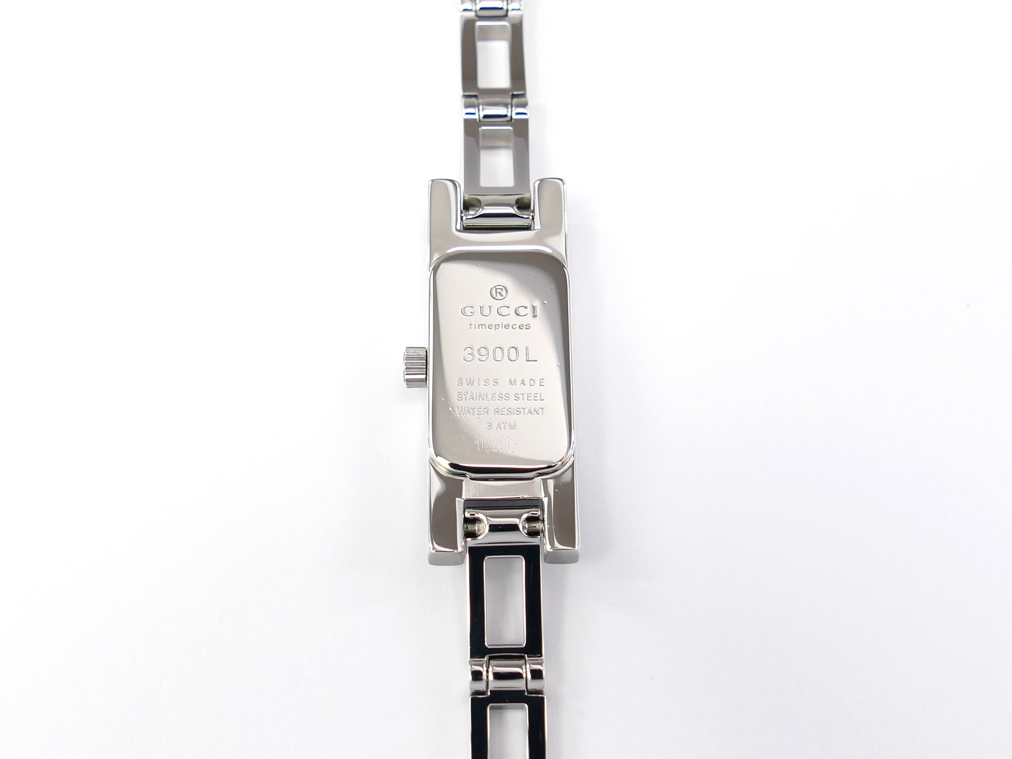 Gucci 3900L Stainless Steel case back