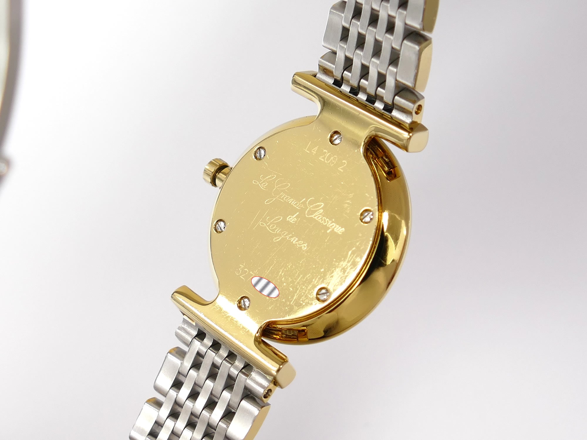 Longines La Grande Classique L4.209.2 Gold PVD case back