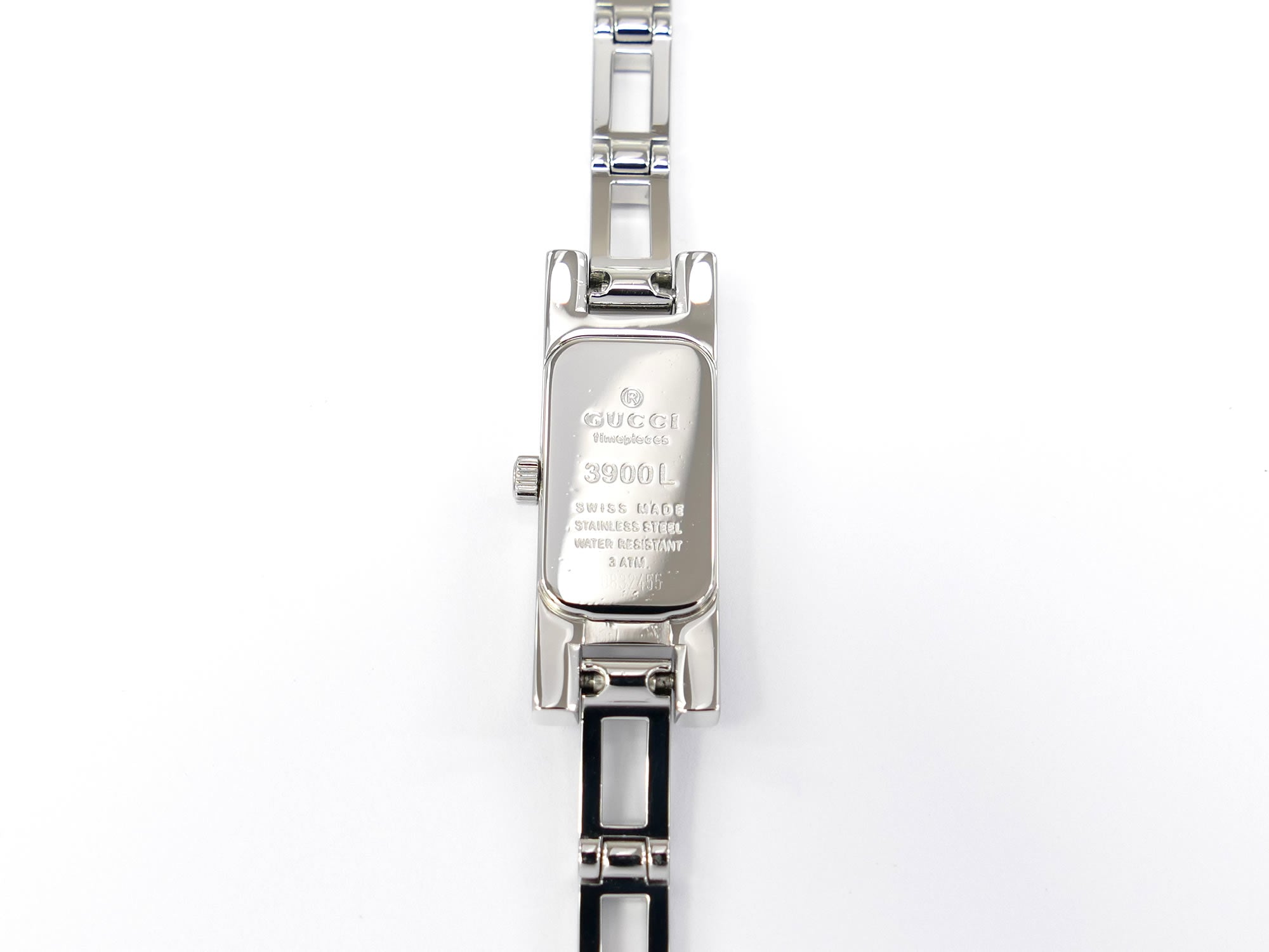 Gucci 3900L Stainless Steel case back