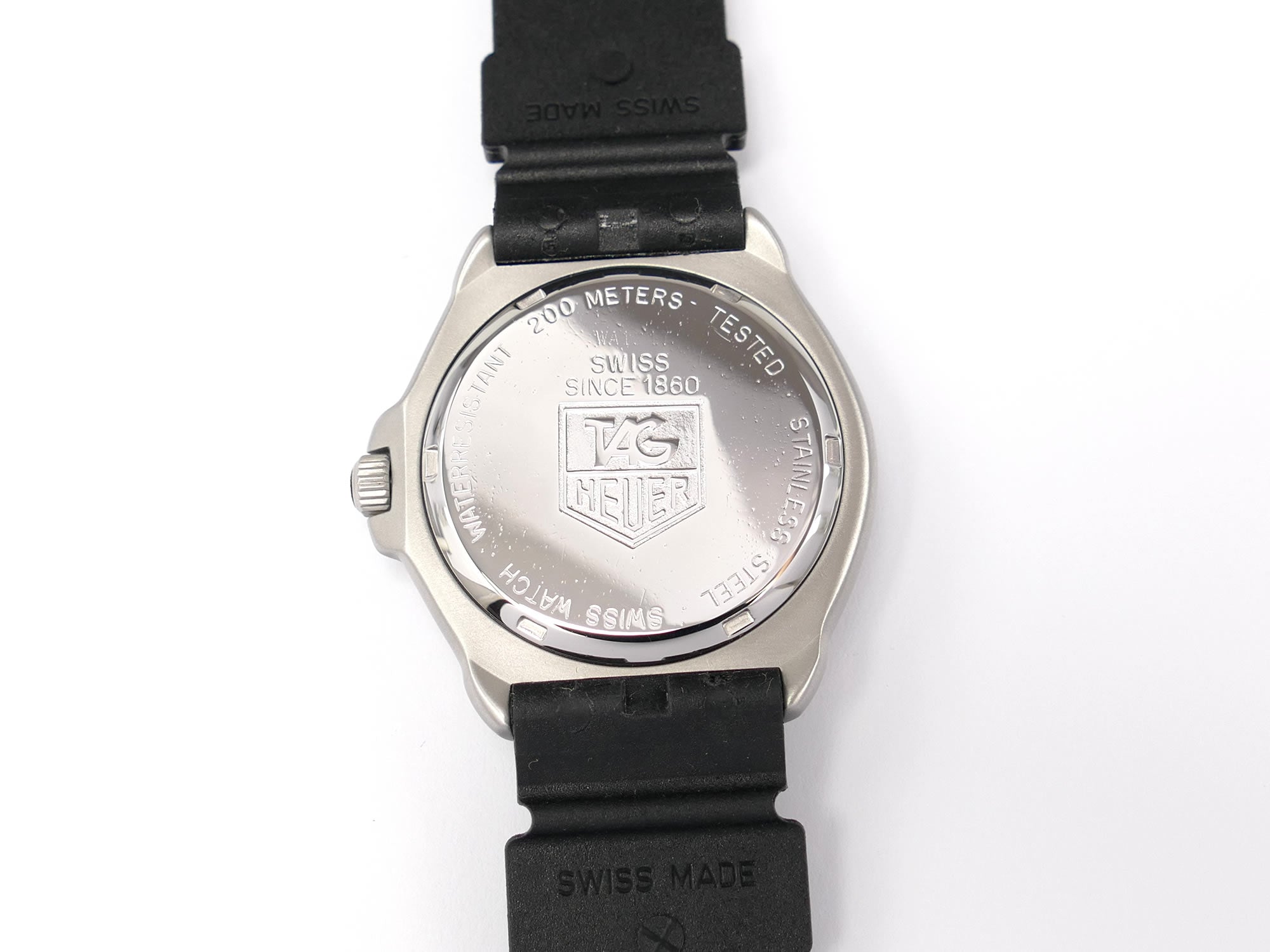 TAG Heuer Formula 1 Mid size WA1217 stainless steel screw down case back
