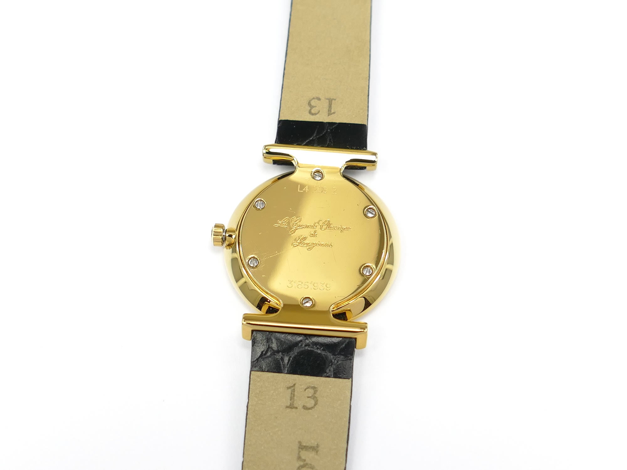 Longines La Grande Classique L4.209.2 gold pvd case back