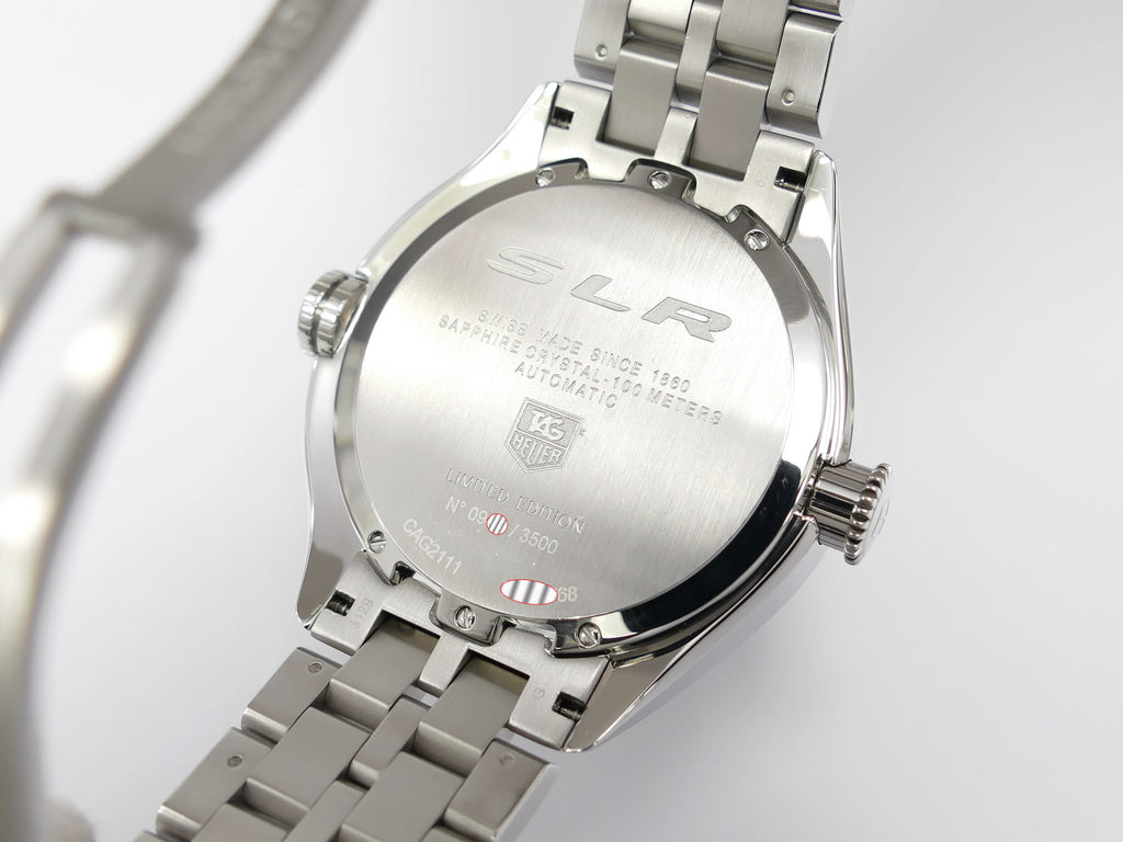 TAG Heuer Mercedes-Benz SLR CAG2111 stainless steel case back