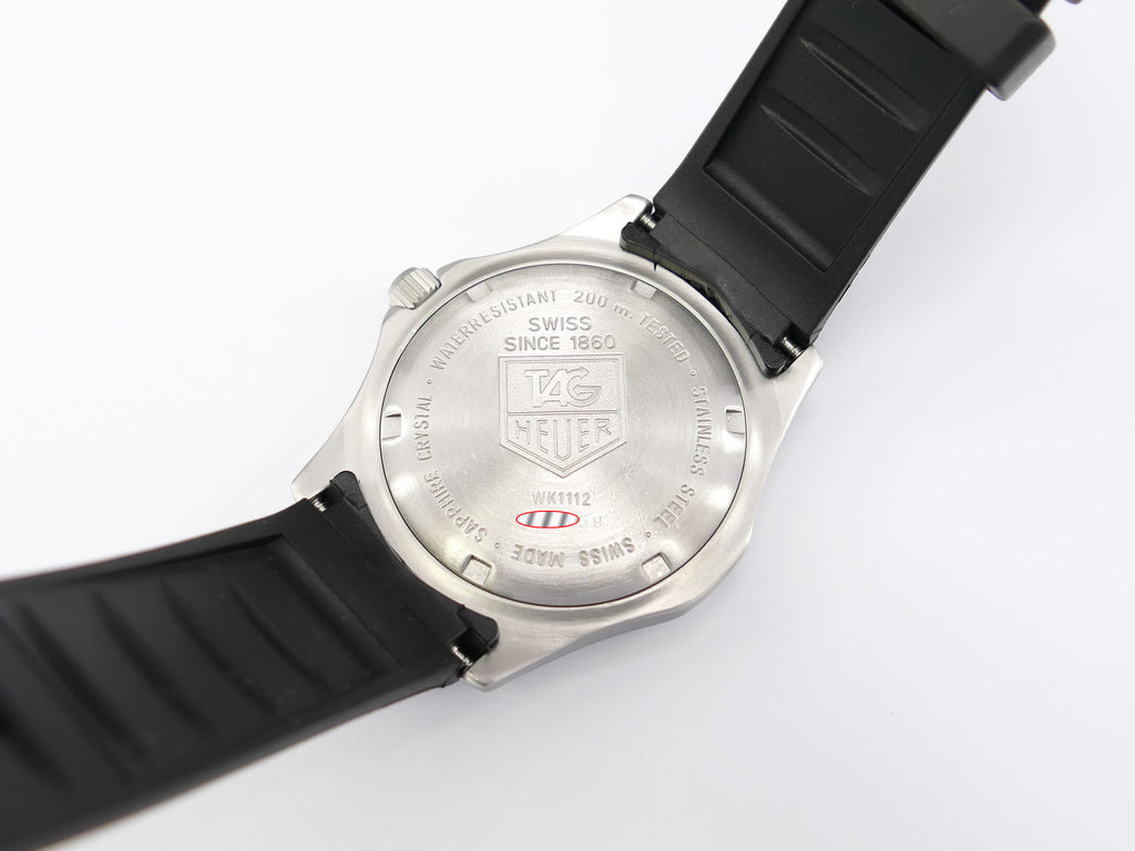 TAG Heuer 2000 Classic WK1112 stainless steel screw down case back