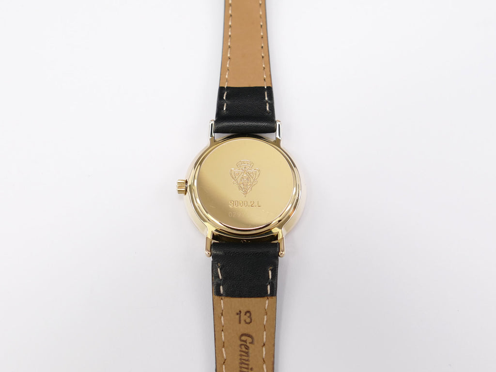 Gucci 3000L 18k Gold Plated case back