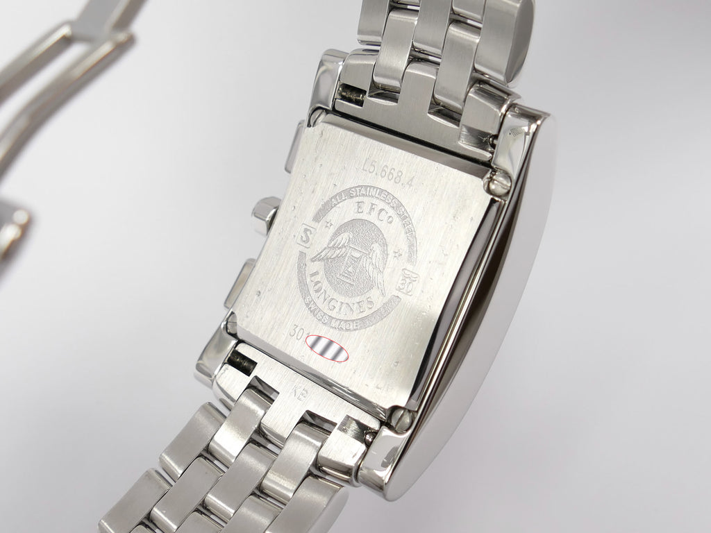 Longines DolceVita Carrée L5.668.4 stainless steel case back