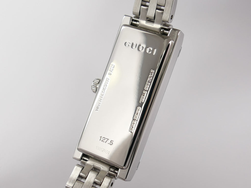 Gucci G-Frame 127.5 stainless steel case back