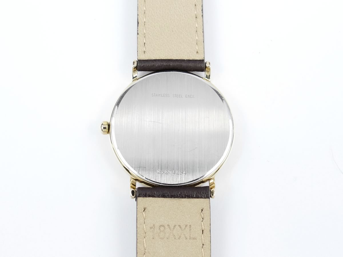 Longines Presence stainless steel case back